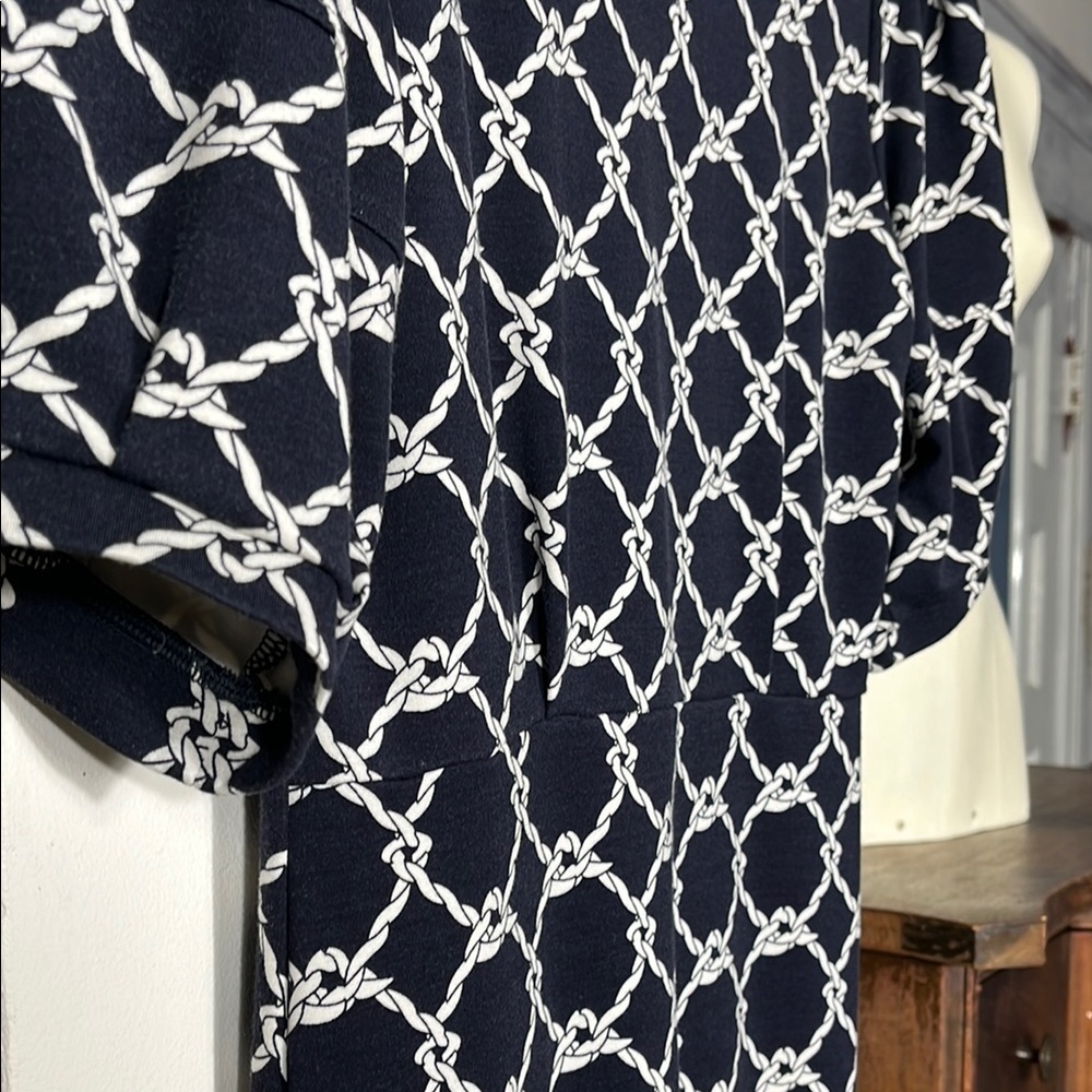 CAbi Navy and White Cruise Dress - Picture 10 of 11